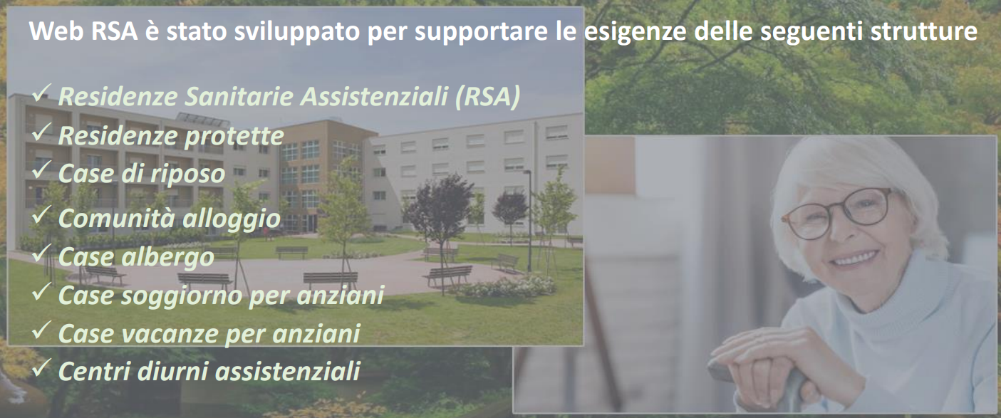 Panoramica moduli Web RSA: ospiti, azienda e magazzino